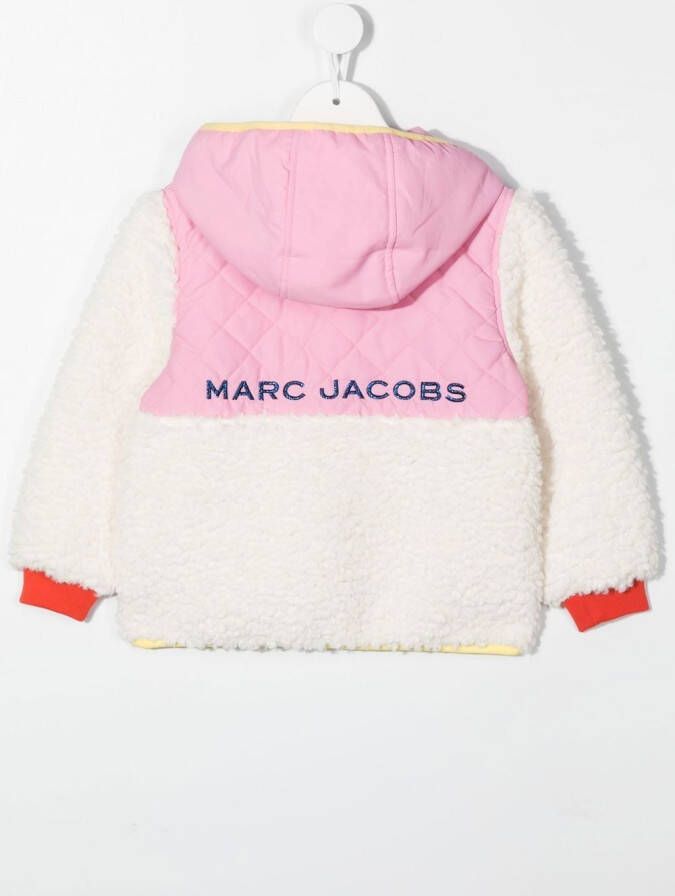 Marc Jacobs Kids Hoodie met logopatch Beige