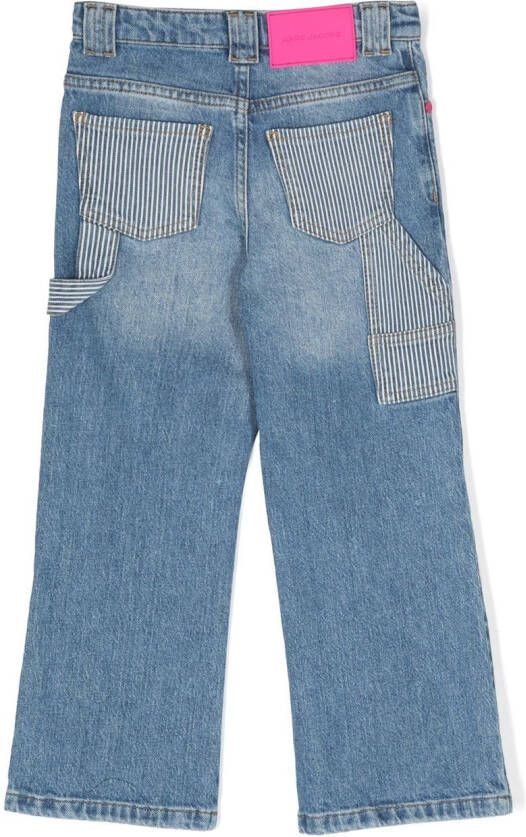 Marc Jacobs Kids Jeans met gestreept detail Blauw