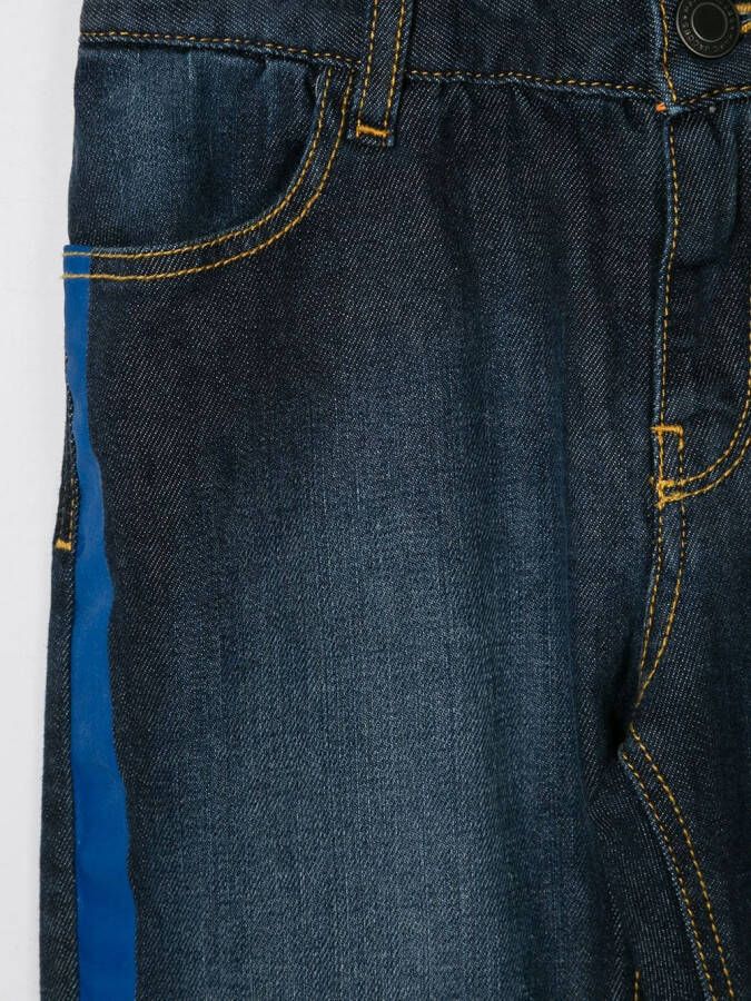 Marc Jacobs Kids Jeans met zijstreep Blauw