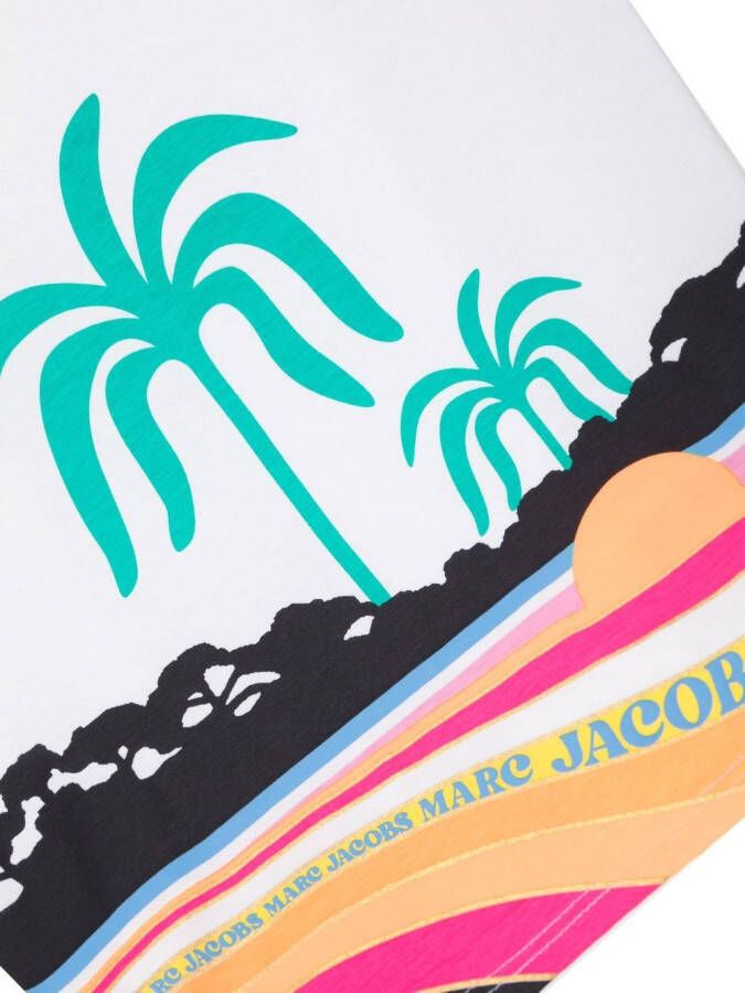 Marc Jacobs Kids T-shirt met ronde hals Wit