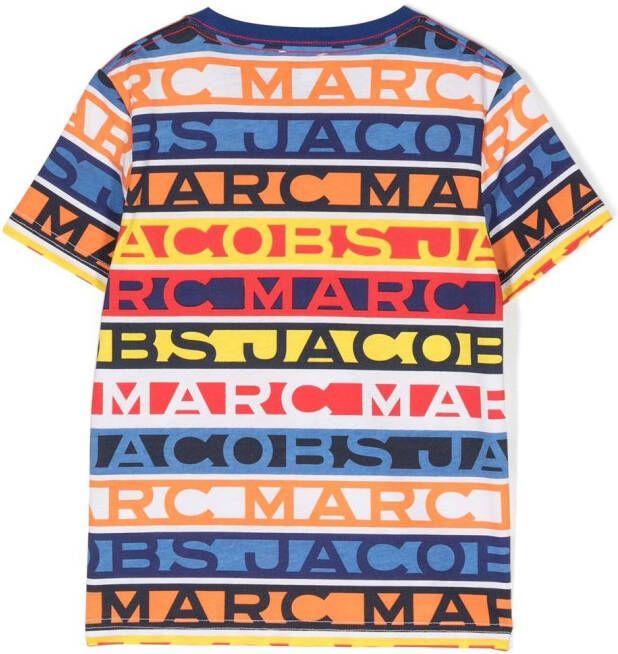 Marc Jacobs Kids T-shirt met logo Blauw