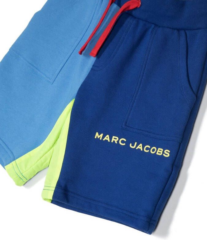 Marc Jacobs Kids Shorts met colourblocking Blauw