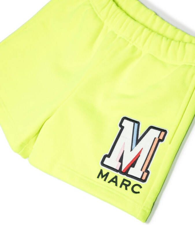 Marc Jacobs Kids Shorts met logopatch Geel