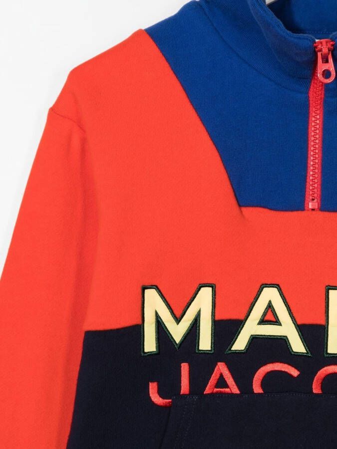 Marc Jacobs Kids Sweater met halve rits Rood