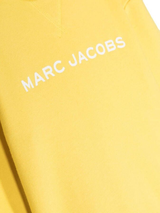 Marc Jacobs Kids Sweater met logoprint Geel