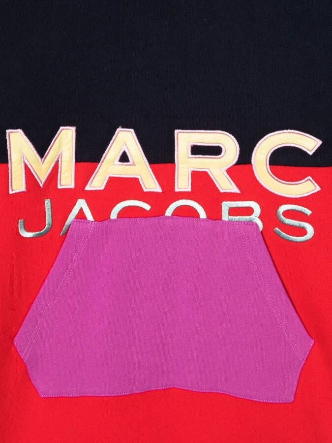 Marc Jacobs Kids Sweaterjurk met geborduurd logo Rood
