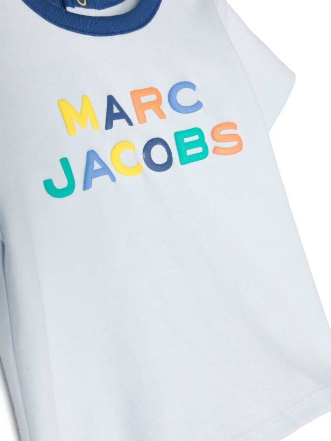 Marc Jacobs Kids T-shirt en tuinbroek Blauw