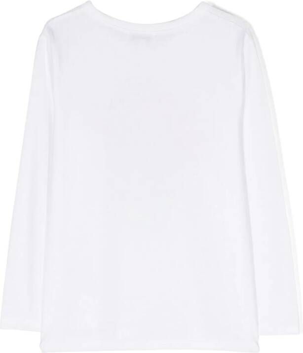 Marc Jacobs Kids T-shirt met lange mouwen Wit