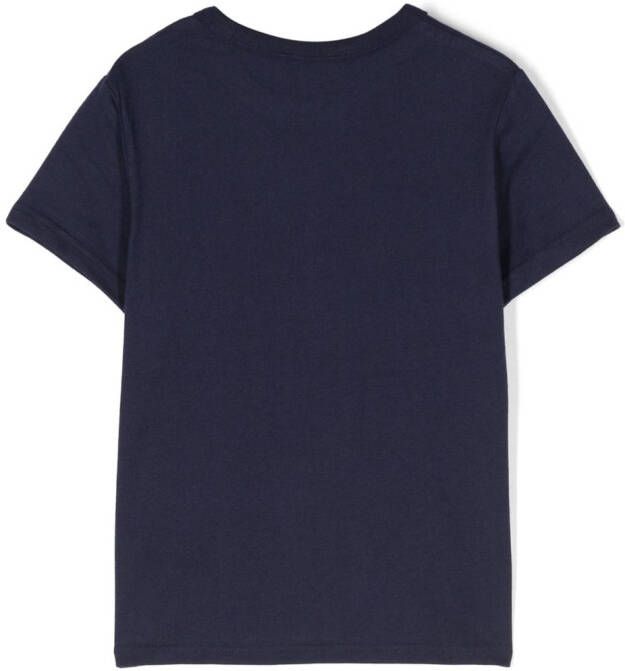 Marc Jacobs Kids T-shirt met logoprint Blauw