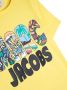 Marc Jacobs Kids T-shirt met logoprint Geel - Thumbnail 3