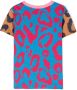 Marc Jacobs Kids T-shirt met luipaardprint Blauw - Thumbnail 2