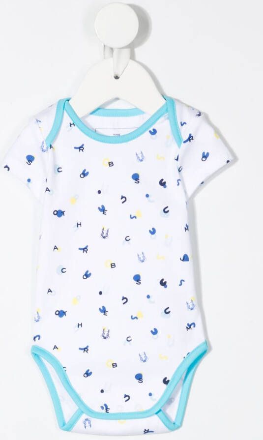 Marc Jacobs Kids Tweedelige babyset met logoprint Blauw