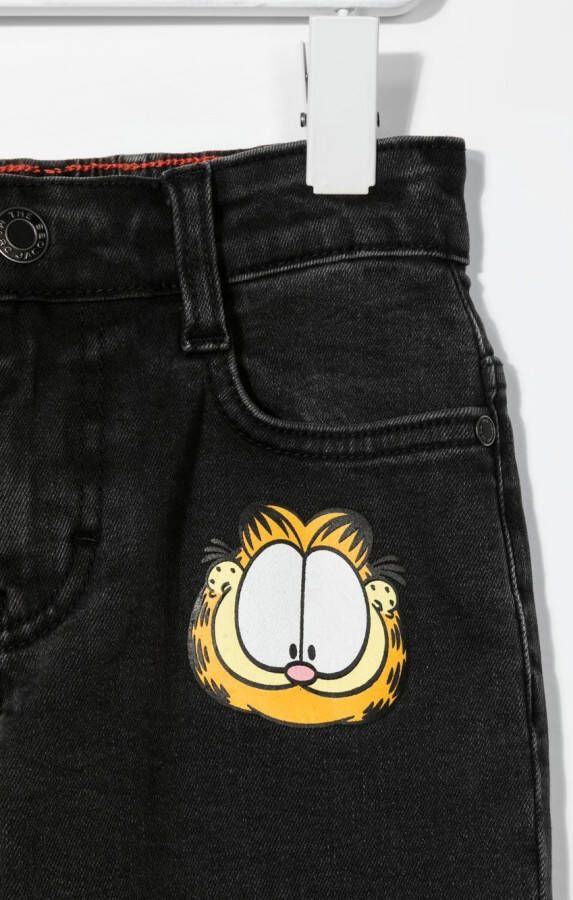Marc Jacobs Kids x Garfield jeans met patchdetail Grijs