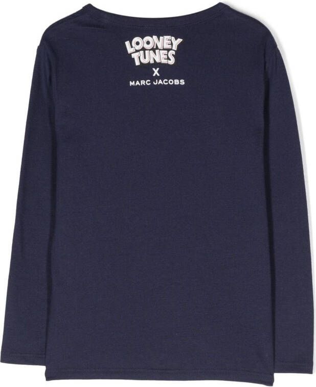 Marc Jacobs Kids x Looney Tunes T-shirt met logo Blauw