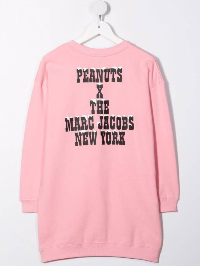 Marc Jacobs Kids x Peanuts jurk met print Roze