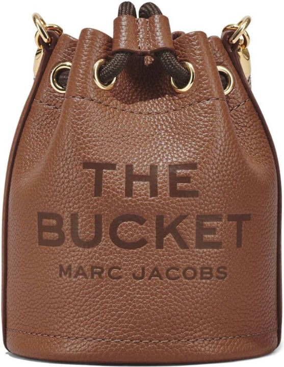 Marc Jacobs The Bucket kleine bucket-tas Bruin