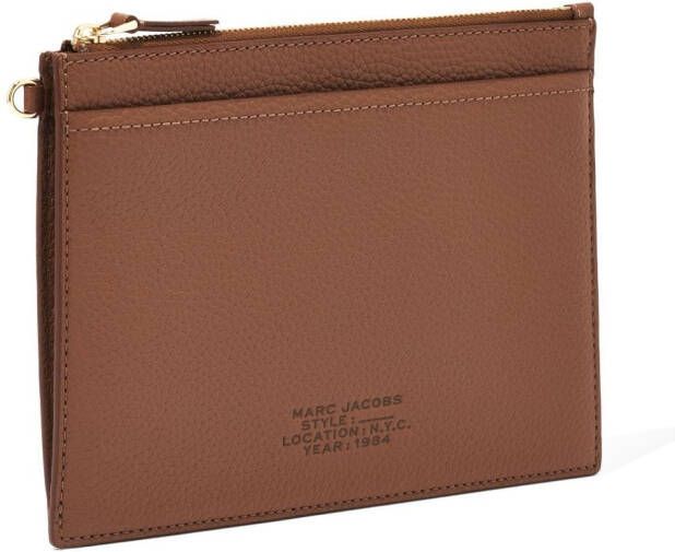 Marc Jacobs The Small Wristlet buidel met polsband Bruin