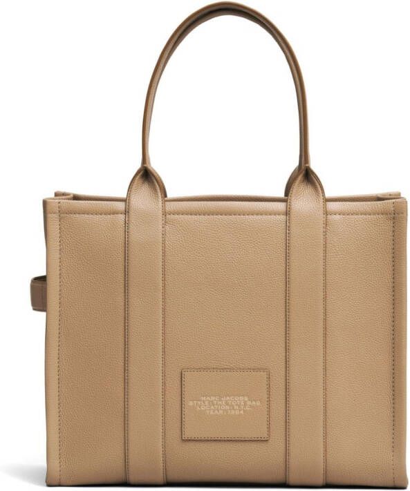 Marc Jacobs Leren shopper Bruin