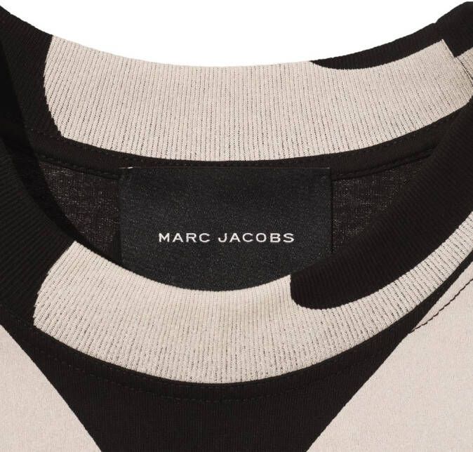Marc Jacobs Jurk met monogram Beige