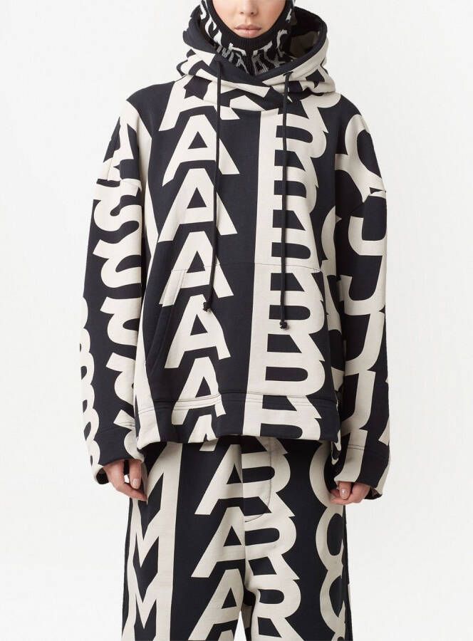 Marc Jacobs Oversized hoodie Zwart
