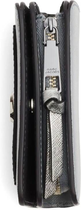 Marc Jacobs The Mini Compact portemonnee met logoprint Grijs