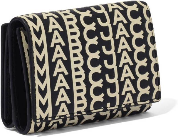 Marc Jacobs Portemonnee met monogram Zwart