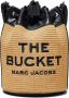 Marc Jacobs Strooien Bucket Tas met Logo Borduursel Beige Dames - Thumbnail 10