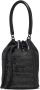 Marc Jacobs Bucket bags Woven Raffia Bucket Bag in zwart - Thumbnail 7