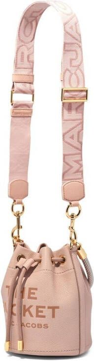 Marc Jacobs The Strap' band met logo patroon Roze