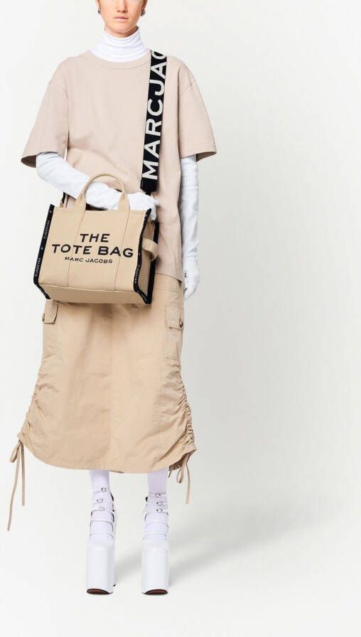 Marc Jacobs Schouderband met logo Zwart