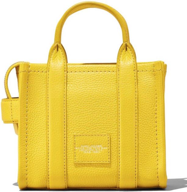 Marc Jacobs The Leather Tote kleine shopper Geel