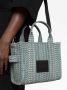 Marc Jacobs The Washed Monogram kleine shopper Blauw - Thumbnail 3