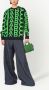 Marc Jacobs The Monogram leren crossbody shopper Groen - Thumbnail 3