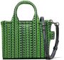 Marc Jacobs The Monogram leren crossbody shopper Groen - Thumbnail 4