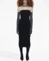 Marc Jacobs Ribgebreide jurk Zwart - Thumbnail 2