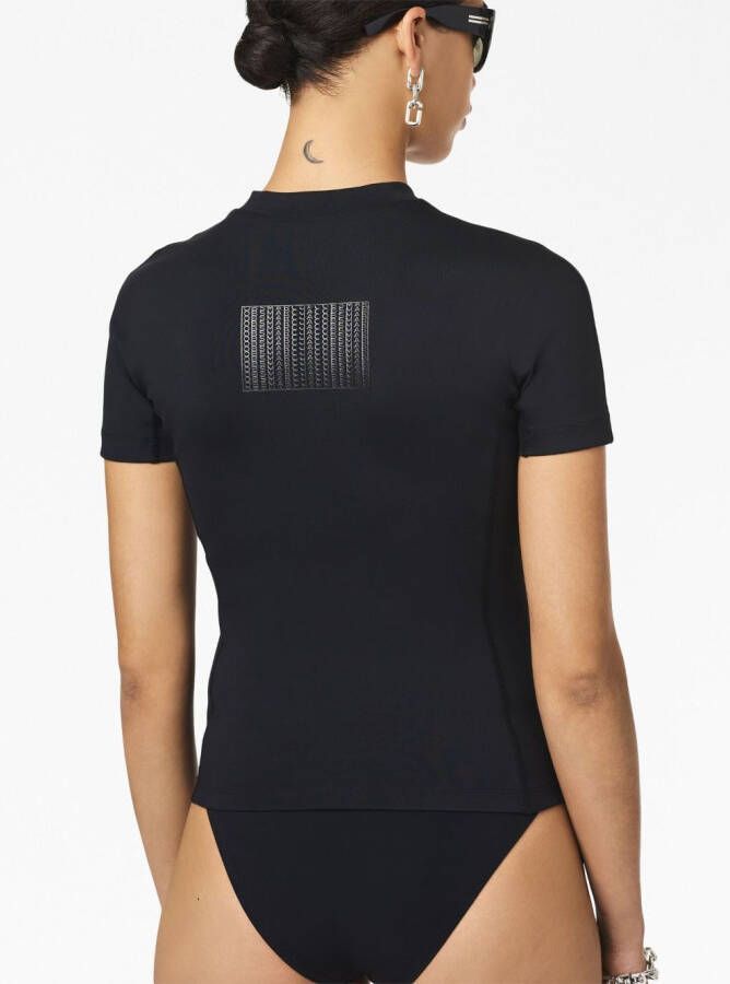 Marc Jacobs Wetsuit T-shirt met logoprint Zwart