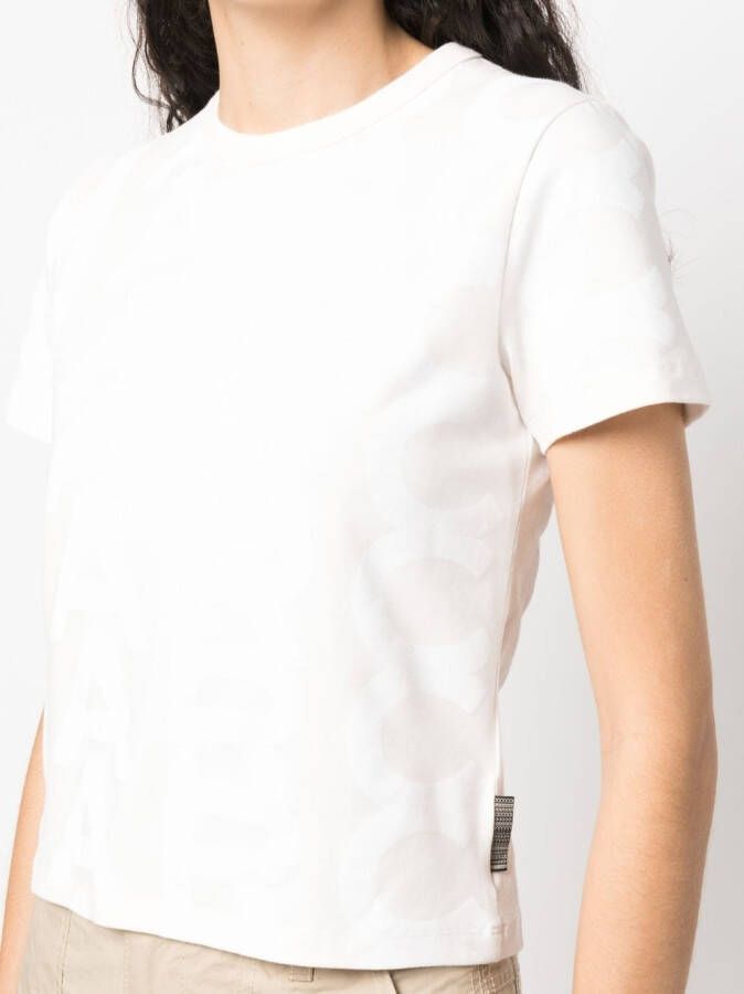 Marc Jacobs T-shirt met monogram Wit
