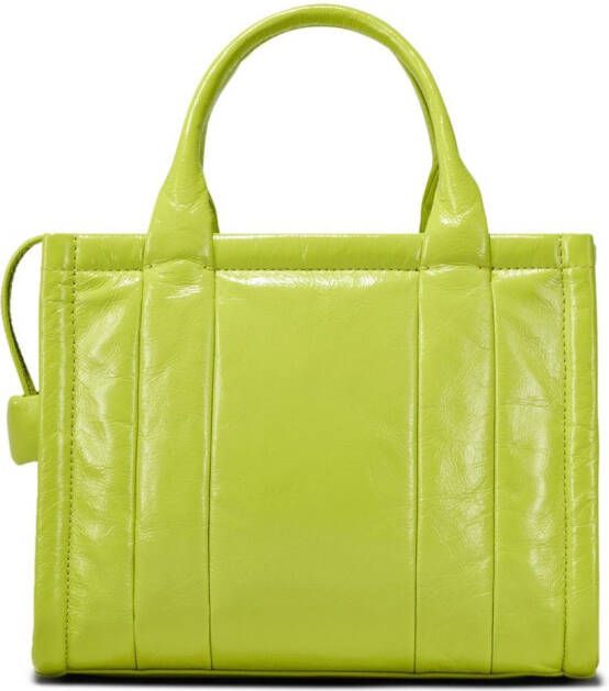 Marc Jacobs The Shiny Crinkle Tote kleine shopper Groen