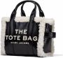 Marc Jacobs The Crinkle Leather Tote kleine shopper Zwart - Thumbnail 3