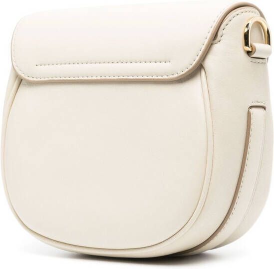 Marc Jacobs The Saddle kleine zadeltas Beige