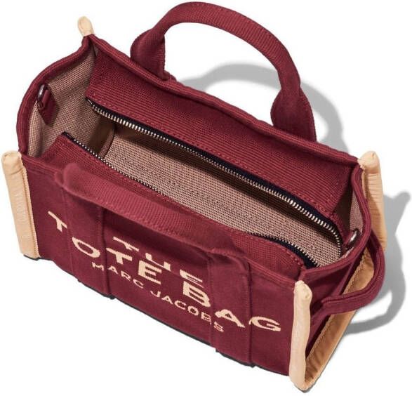 Marc Jacobs The Jacquard Tote kleine shopper Rood