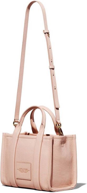 Marc Jacobs The Leather Tote kleine shopper Beige