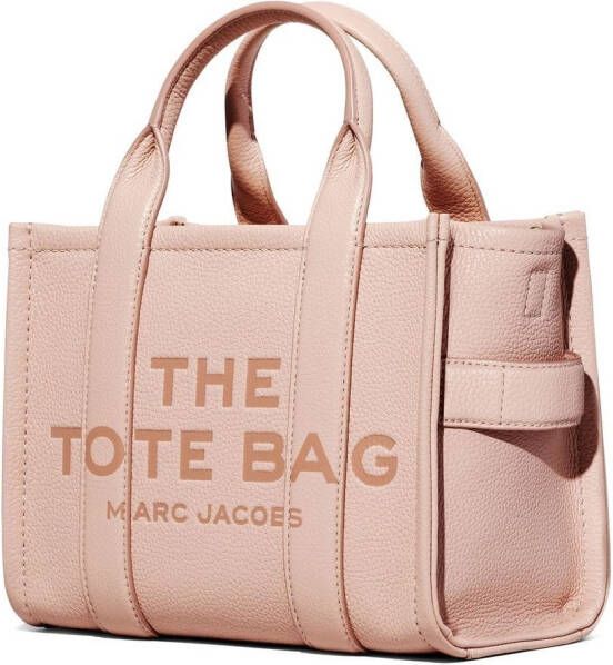 Marc Jacobs The Leather Tote kleine shopper Beige
