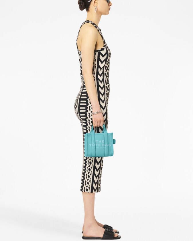 Marc Jacobs The Leather crossbody shopper Blauw