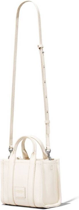 Marc Jacobs The Leather Tote kleine shopper Wit
