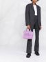 Marc Jacobs The Leather Tote kleine shopper Paars - Thumbnail 3