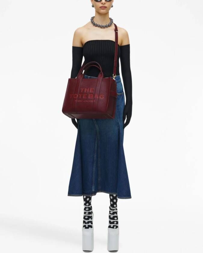 Marc Jacobs The Leather Tote leren shopper Rood