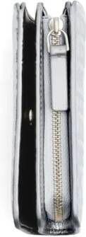 Marc Jacobs The Mini Compact portemonnee met logoprint Zilver