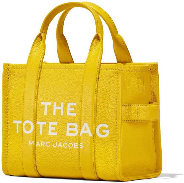 Marc Jacobs The Leather Tote kleine shopper Geel