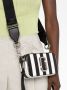 Marc Jacobs The Striped Snapshot crossbodytas Zwart - Thumbnail 3
